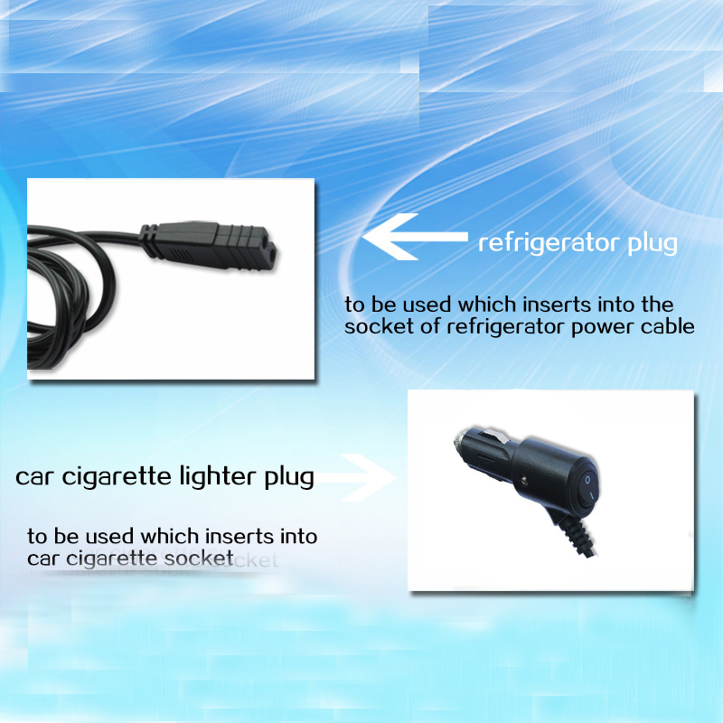 12V/24V Car Cigarette Plug with DC Cable and on/off Switch