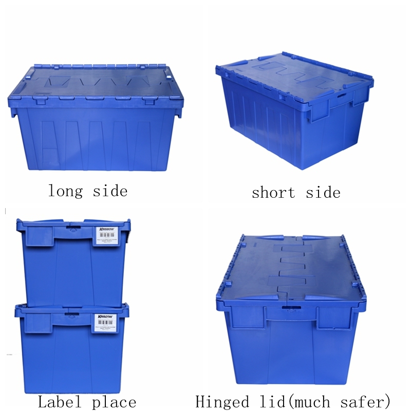 Unbreakable PP Material Stackable Storage Turnover Crate