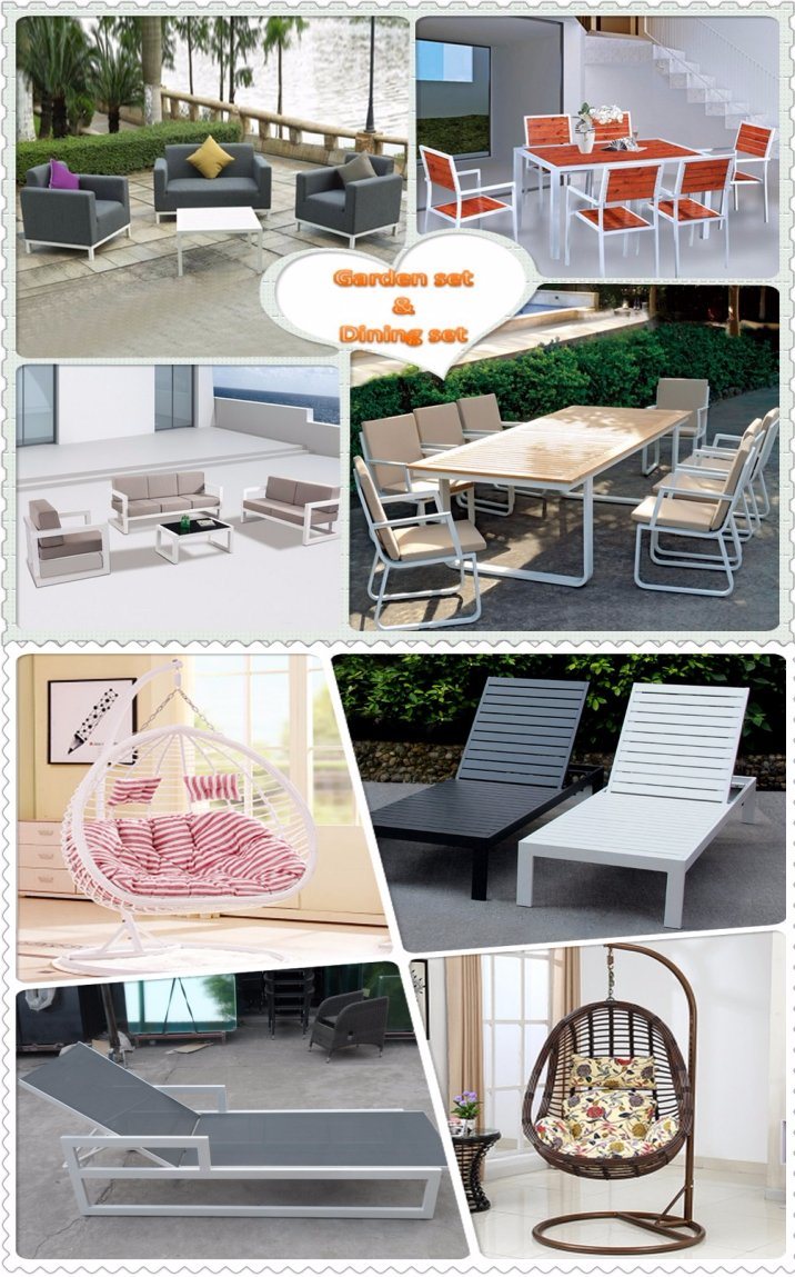 Outdoor Modern Aluminum Bar Set Garden Hotel Home Leisure Birsto Table and Chair Patio Furniture