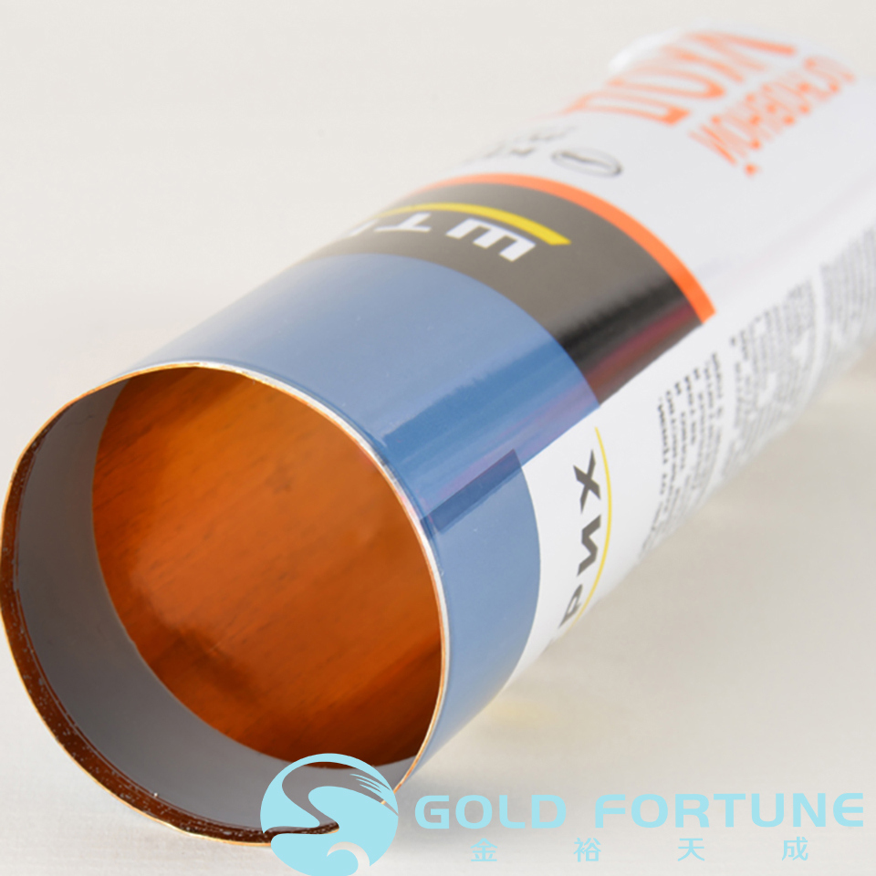 Collapsible Aluminium Cosmetic, Hair Colour/Dye, Cream Package Tube