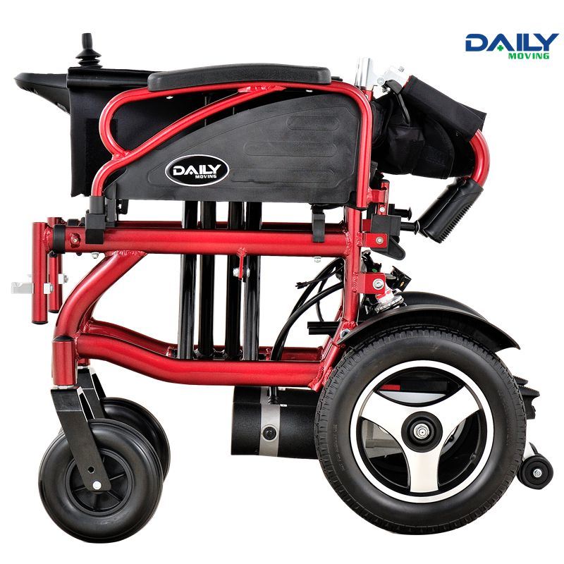 Economic Aluminium Folding Electric Power Wheelchair Dp602 with Rear Suspension