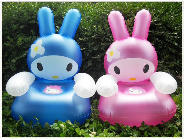 Funny PVC Inflatable Animal Sofa Chair for Kids