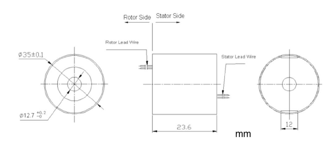 Inner Hole 12.7mm Through Hole Slip Ring From Chinese Manufacturer