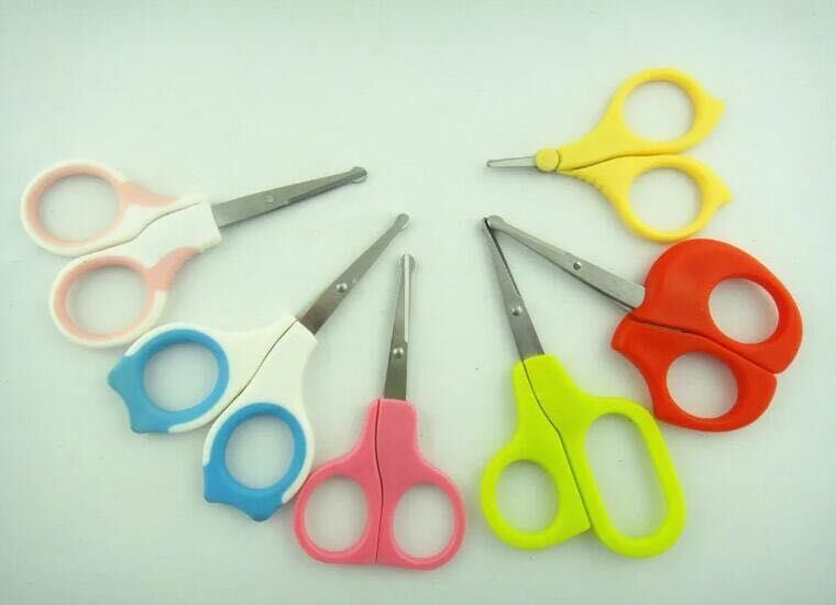 Best Newborn Double Color Nail Scissors with Cover
