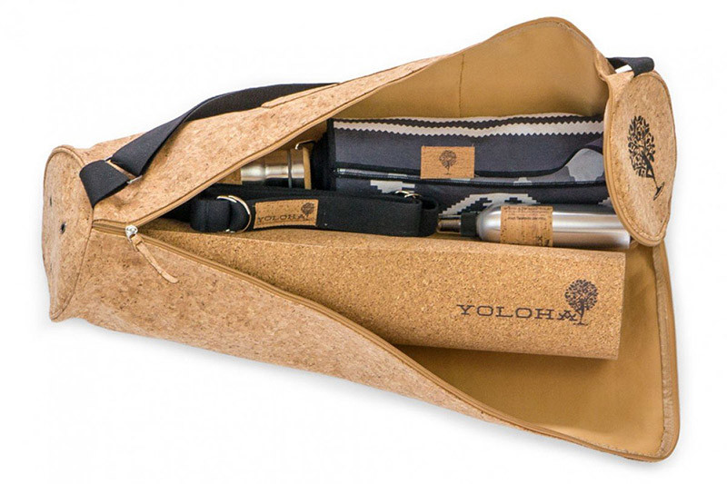 Eco-Friendly Cork Sling Single Shoulder Yoga Mat Bag