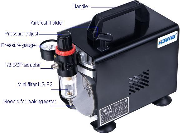 Temporary Tatto Airbrush Party Painting Airbrush Compressor