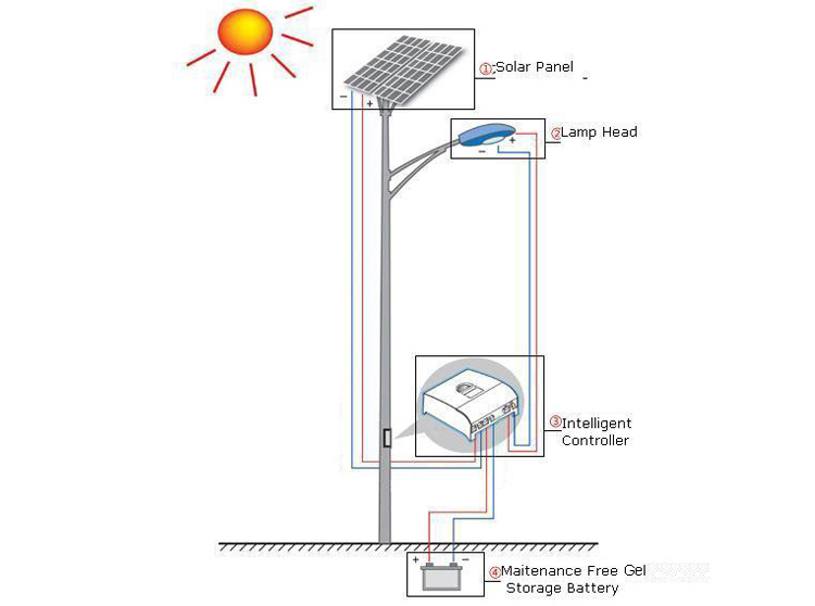 China Professional Lighting RoHS LED Module Solar Street Light