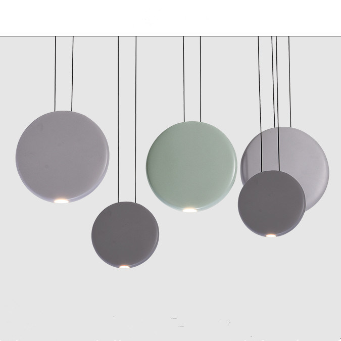 Unique Modern Energy Saving Lighting Round LED Acrylic Pendant Lights