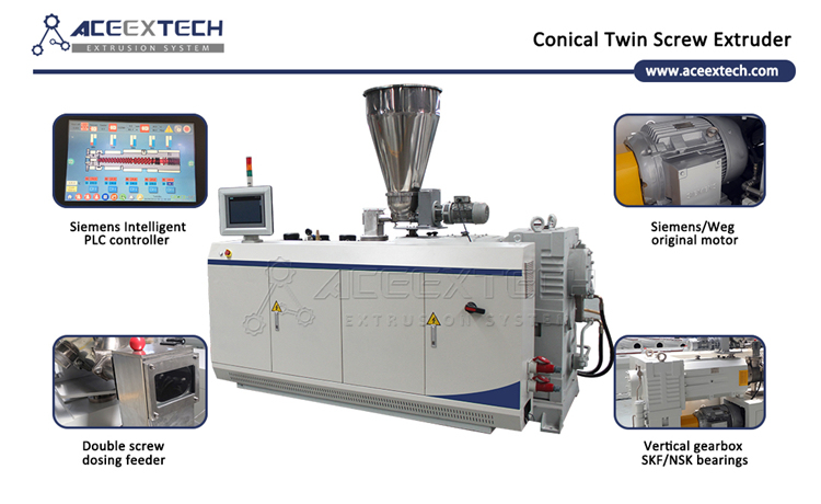 Plastic Twin Screw UPVC CPVC Water&Drainage&Electric Conduit Pipe Production Line Extrusion Machine