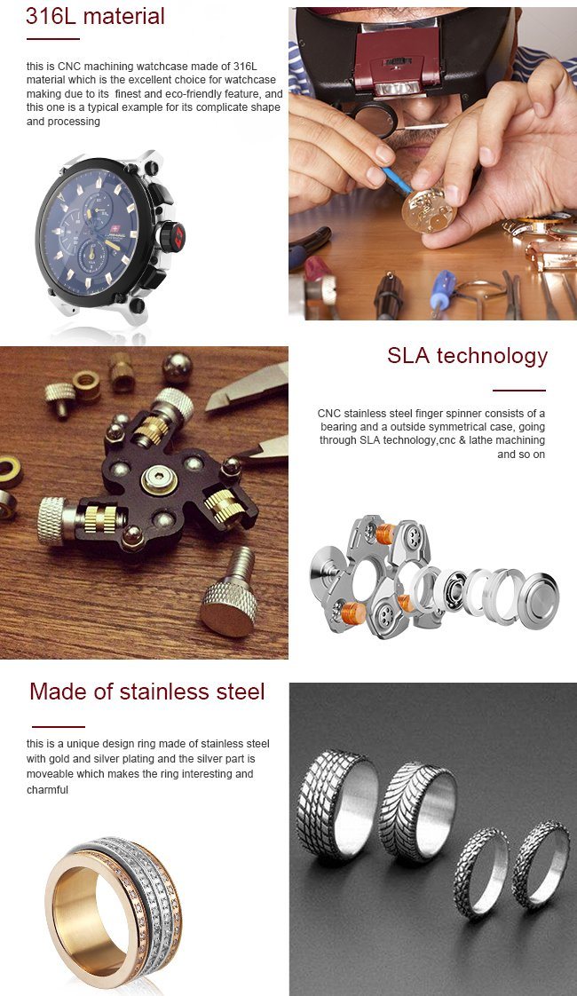 Pull Sand Stainless Steel CNC Precision Machining for Fidget Spinner