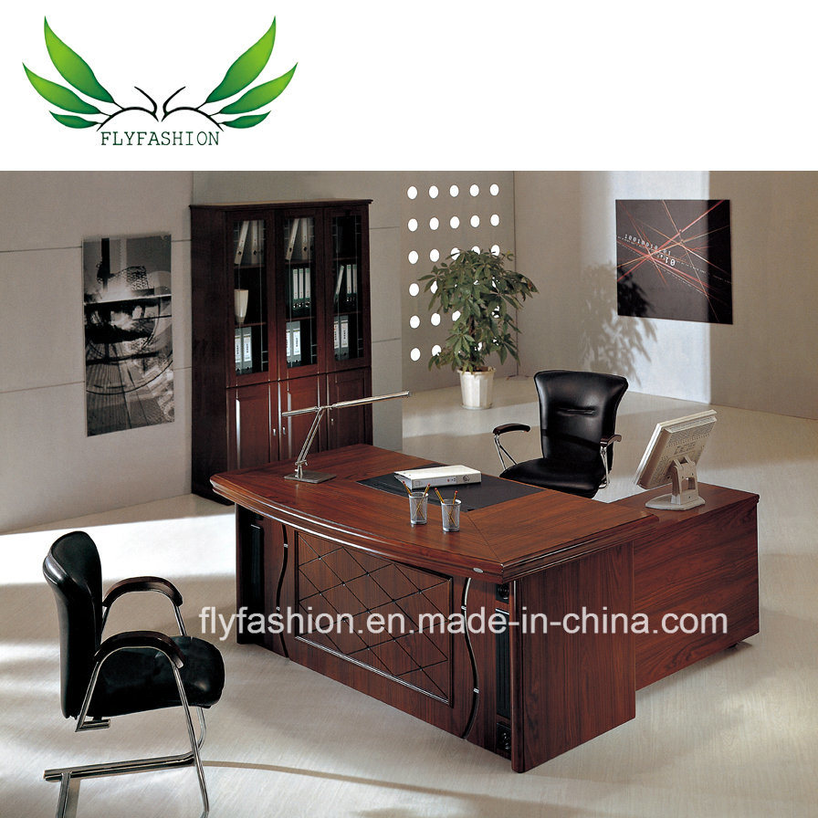 Elegent Wooden Office Furniture, Modern Design Executive Desk for Boss and Manager (ET-14)