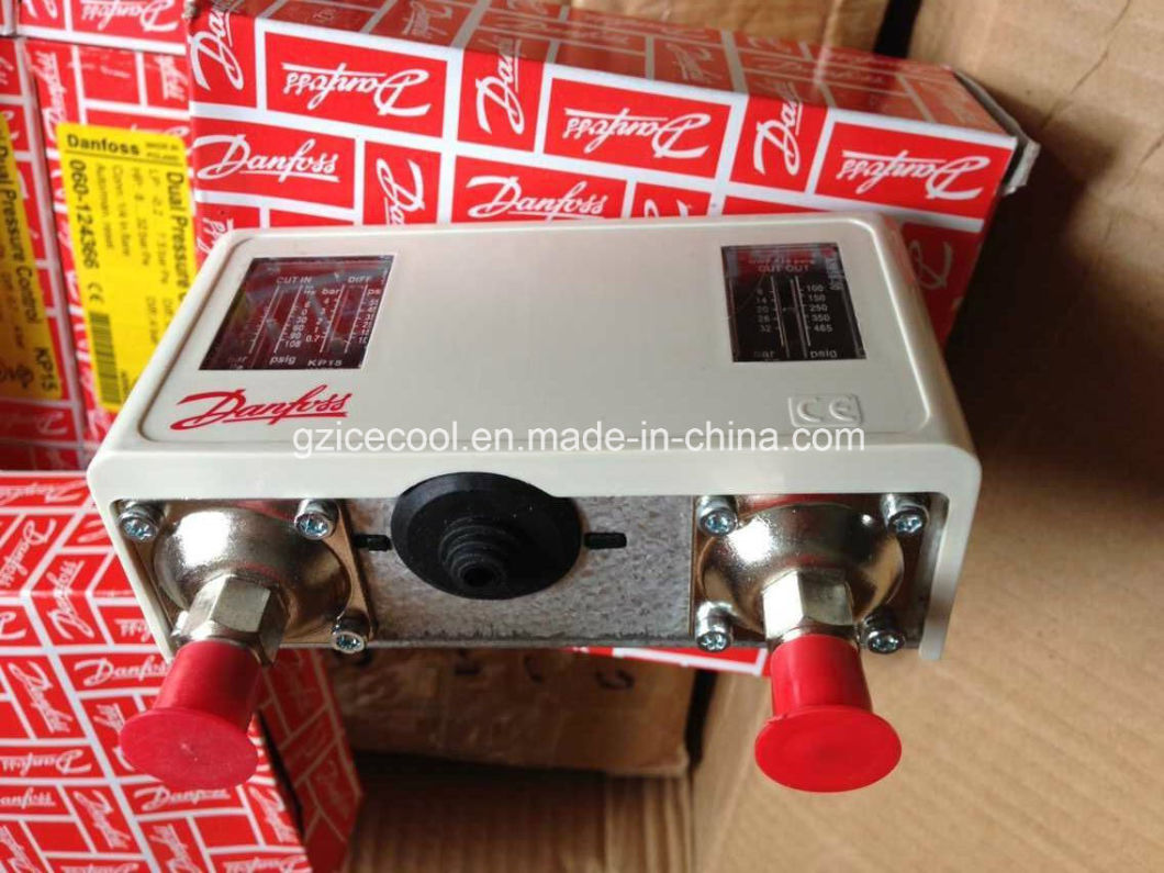 Kp15 060-124366 Danfoss Dual Pressure Control High Pressure Hand Movement Low Pressure Automatic Movement Double Pressure Switch