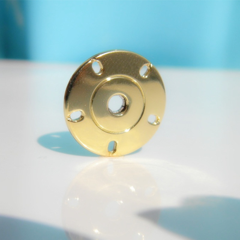 Metal Alloy Sewing Button in Gold Color