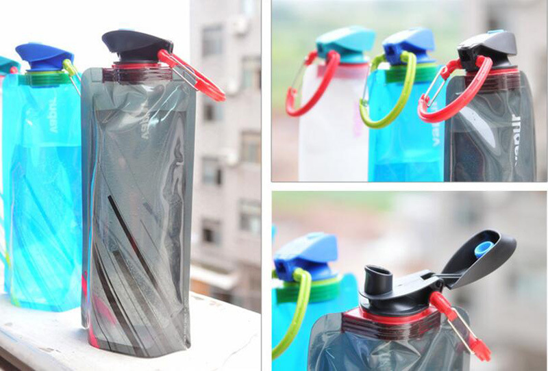 Collapsible Water Bottle 700ml for Sports Outdoors