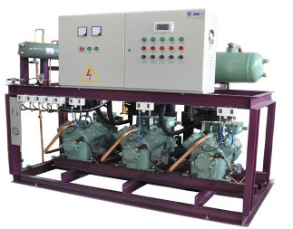 Parallel Compressor Condensing Units with Semi-Hermetic Compressor