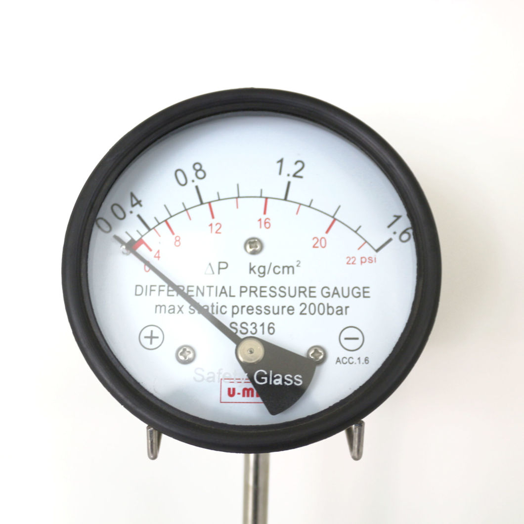 Magnetic Induction Differential Manometer Pressure Gauge with Factory Directly