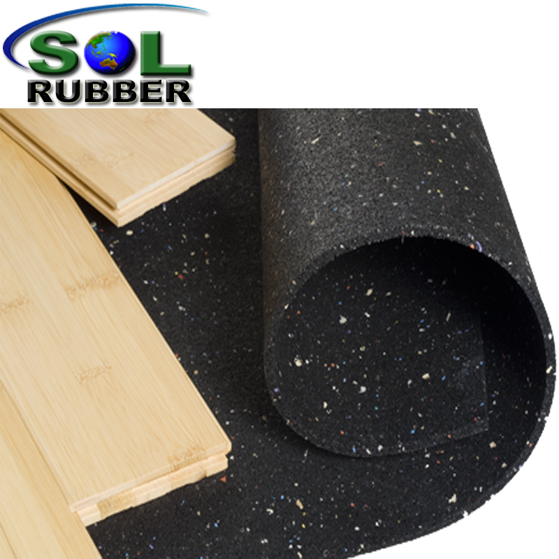 Sound Proof Acoustic Underlayer Rubber Flooring