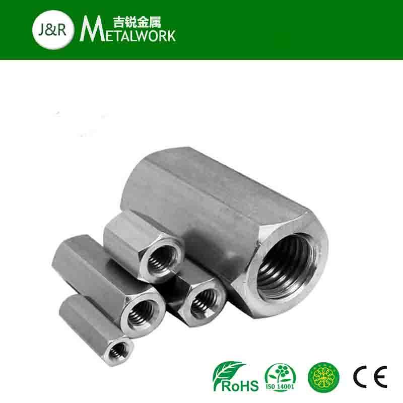 Galvanized Carbon Steel Stainless Steel Hex Coupling Nut (DIN6334)