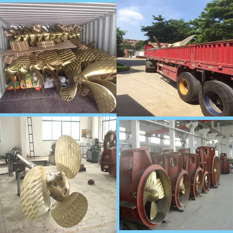 Marine Propulsion Equipment Electric Controllable Pitch Propeller Bow Thruster Bow Tunnel Thruster