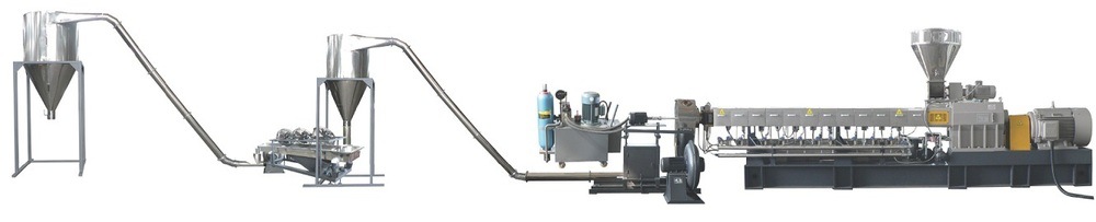 Sp Series Two Stage Plastic Compounding Pellet Machine Extruder