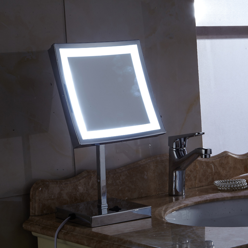 Table Bathroom LED Light Cosmetic Mirror 5089 LED Light Shaving Mirror 5089 LED Light Makeup Mirror