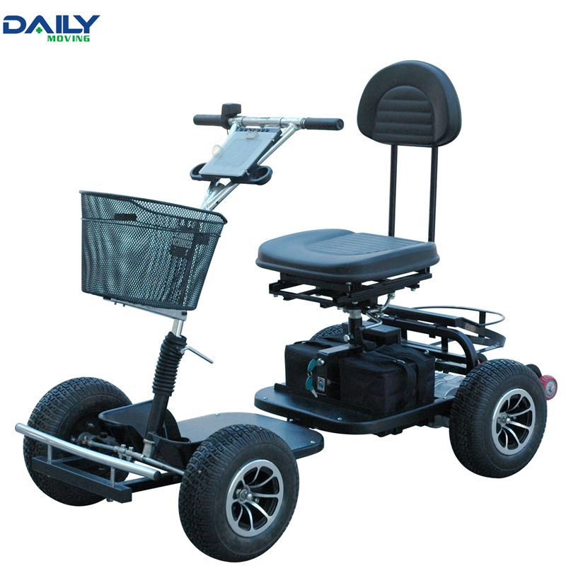Ce Single Seat Easy Folding Electric Golf Cart with 24V 1000W Motor