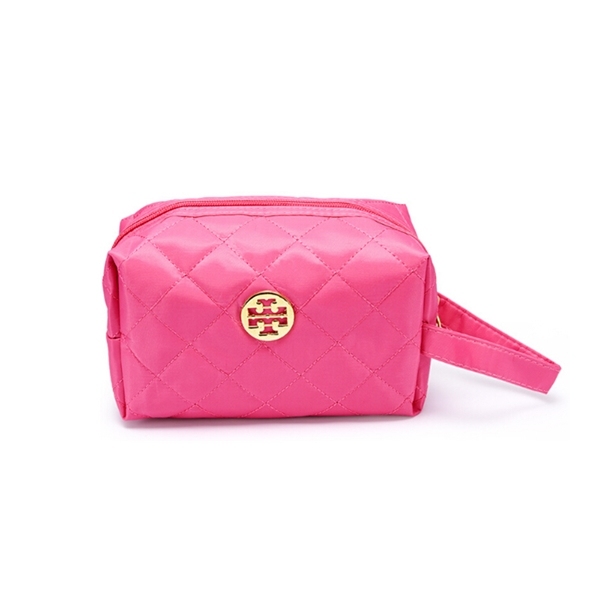 2018 Wholesale Waterproof PU Leather Cosmetic Bag-Pink