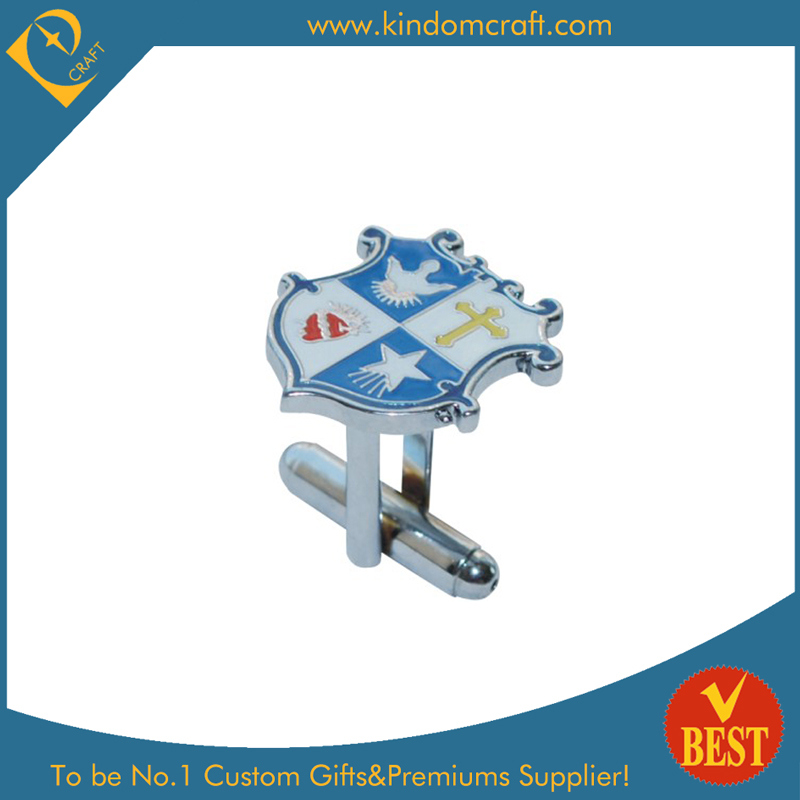 2015 Fashion Blue Cufflink for Promotional Gift