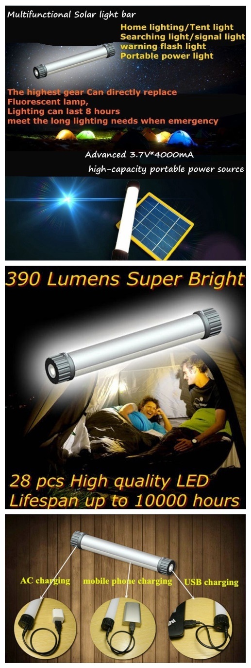 Best Quality Long Working Time Emergency Outdoor LED Solar Camping Light