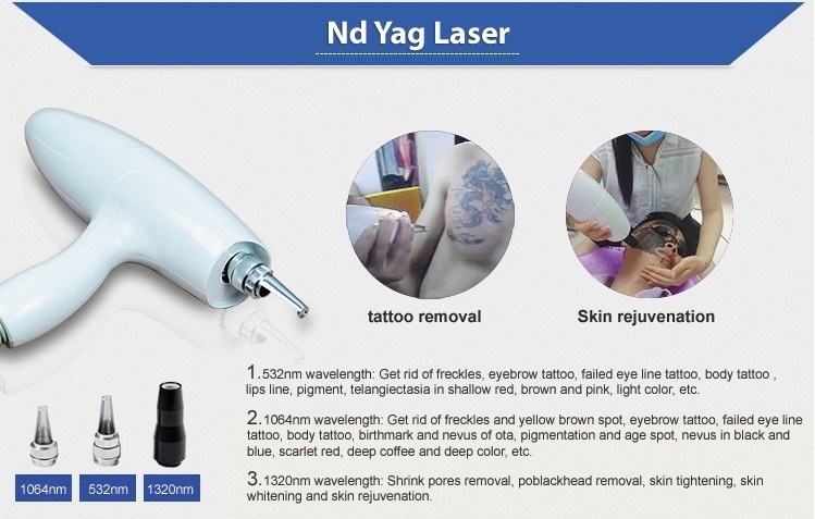 Multifunction Opt Elight Shr IPL Super Hair Removal Q Switch ND YAG Laser Tattoo Removal RF Skin Rejuvenation Machine