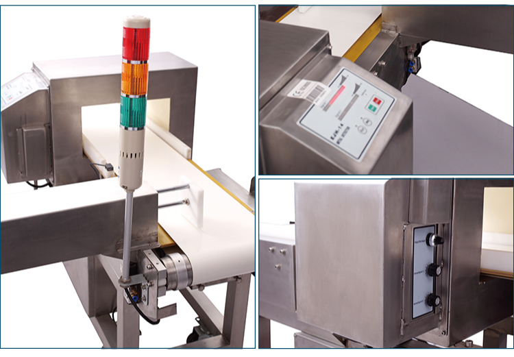 FDA Standard Fe Non-Fe Metal Detector for Food Processing Industry