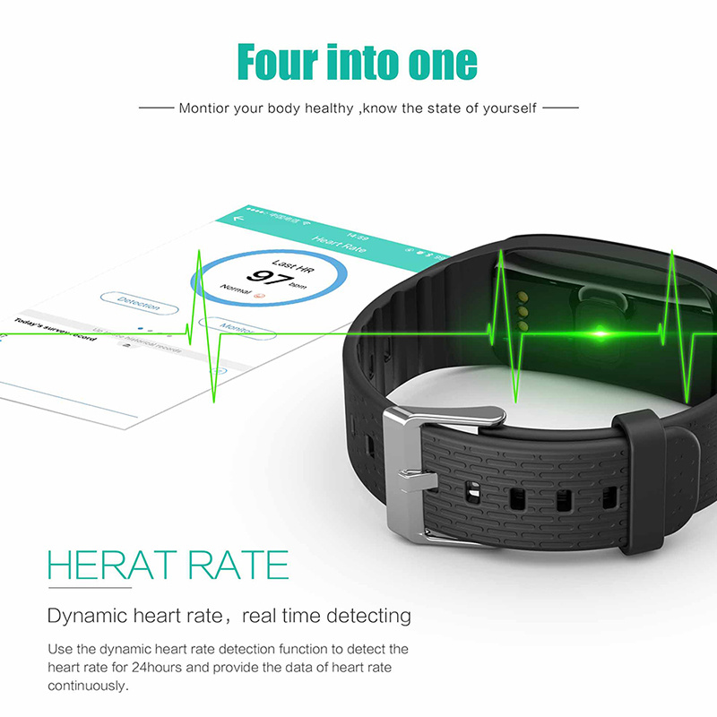 Heart Rate Blood Pressure Blood Oxygen Monitoring Smart Watch