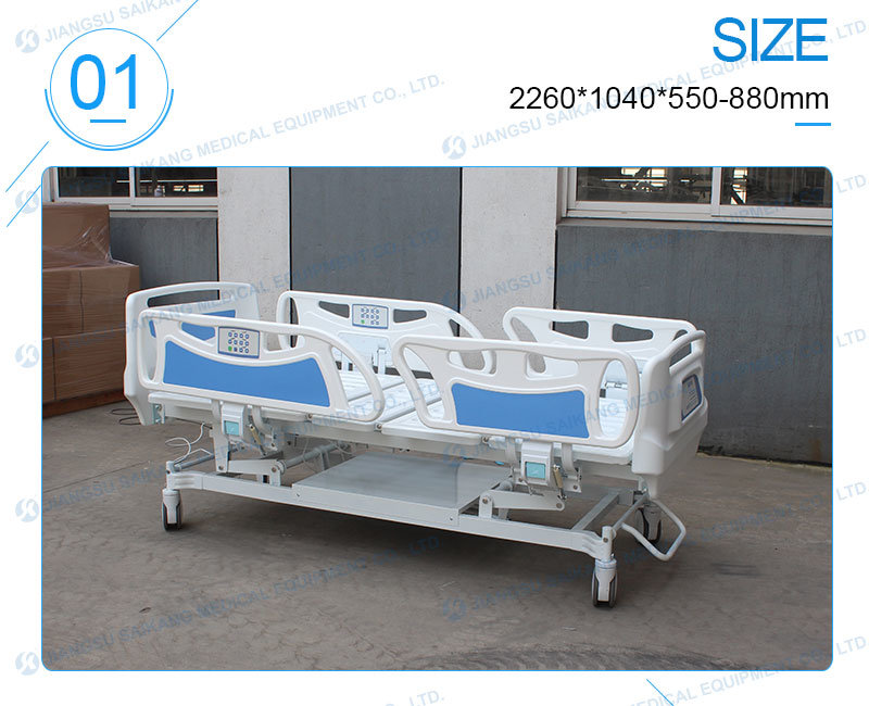 5 Functions Cheap Electric Patient Hospital Medical Adjustable Bed