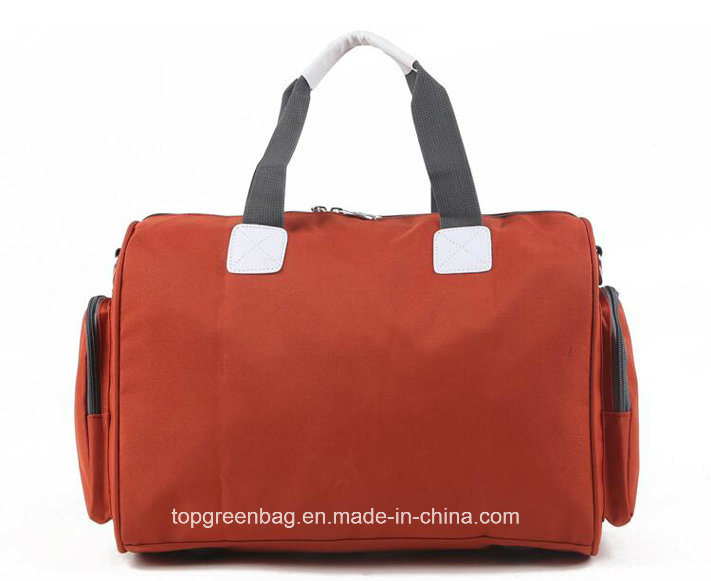 High Quality Finish Custom Simplicity Polyester Travel Luggage Bag