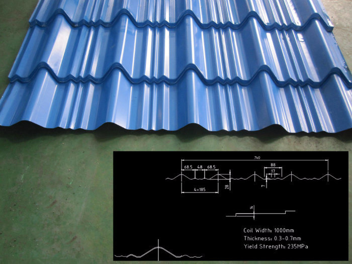 Xr28-185-740 Roof Tile Roll Forming Line