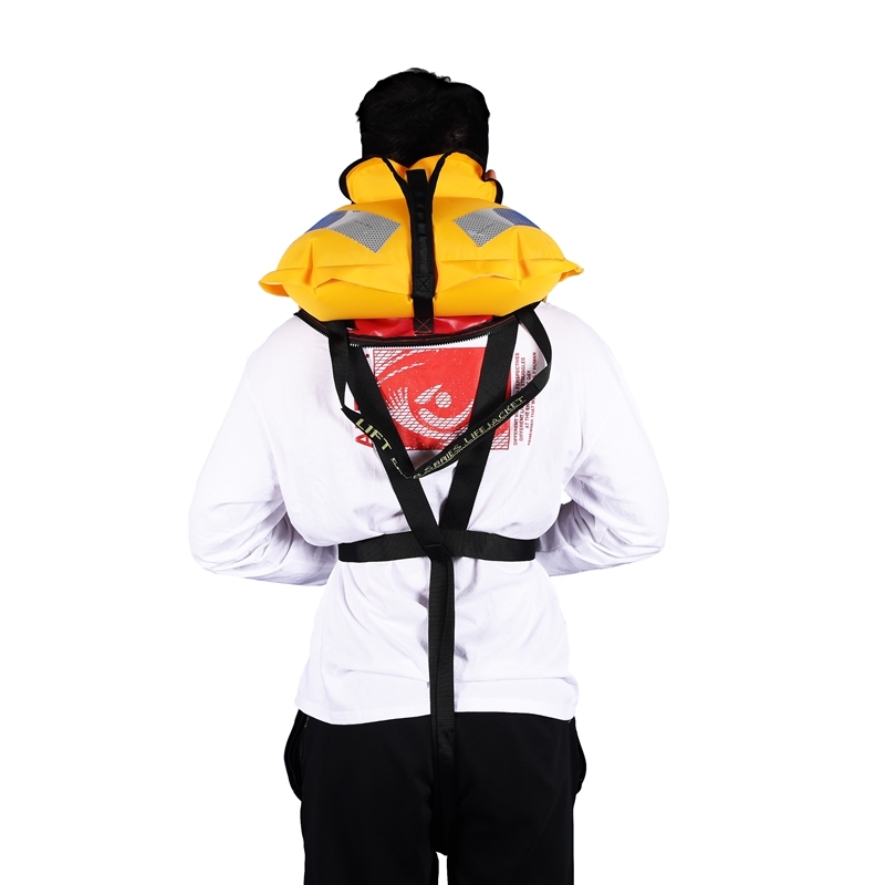 Marine Ce Approved Single and Twins Air Chamber Inflatable Life Jacket
