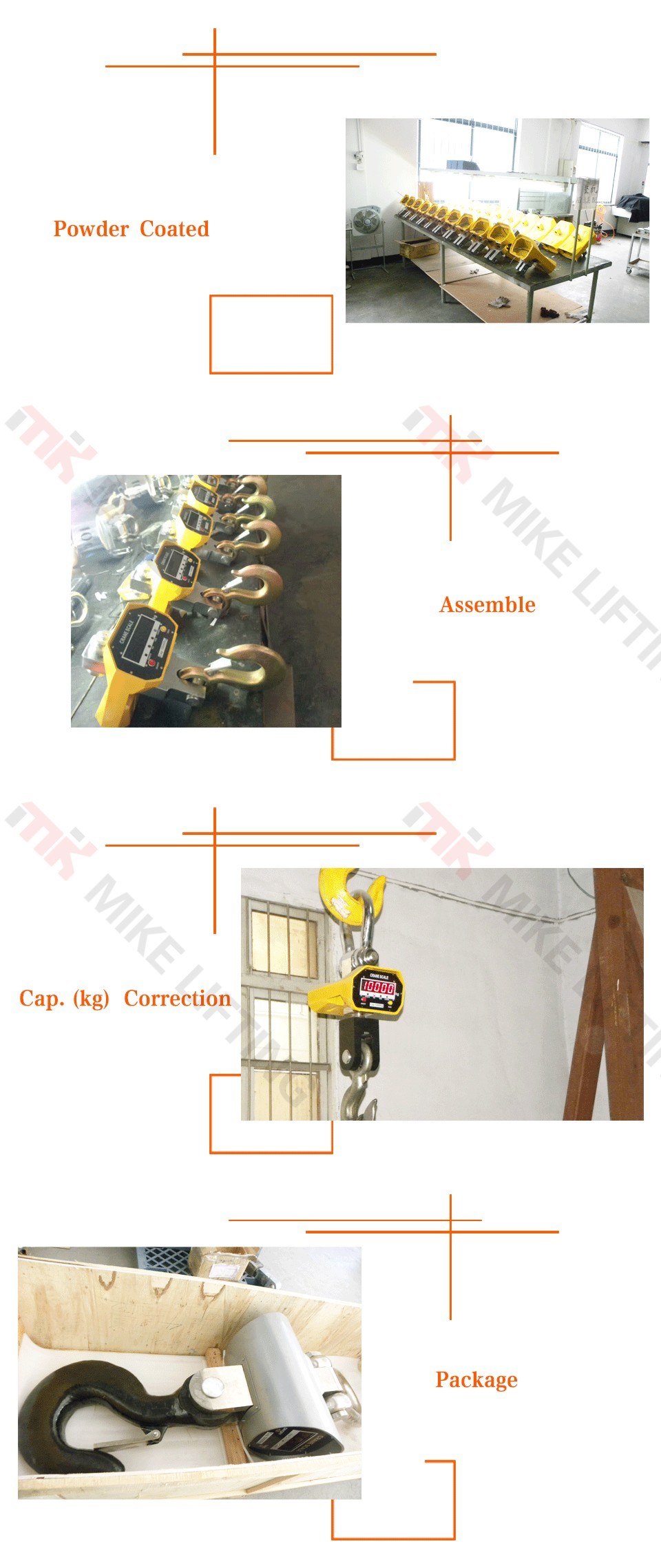 Best Electric Balance 1 Ton Crane Weighing Digital Scale