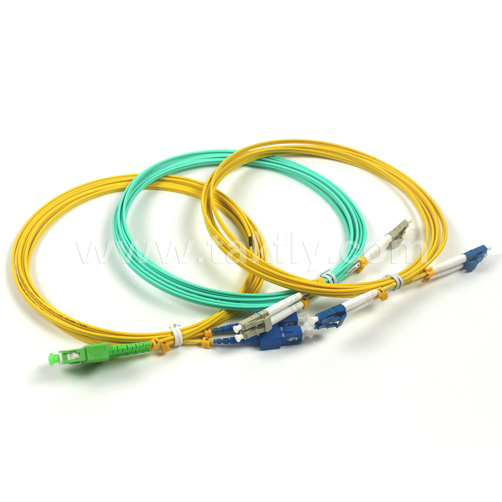 LC Upc Duplex Om3 Fiber Optical Jumper/Fiber Patch Cable