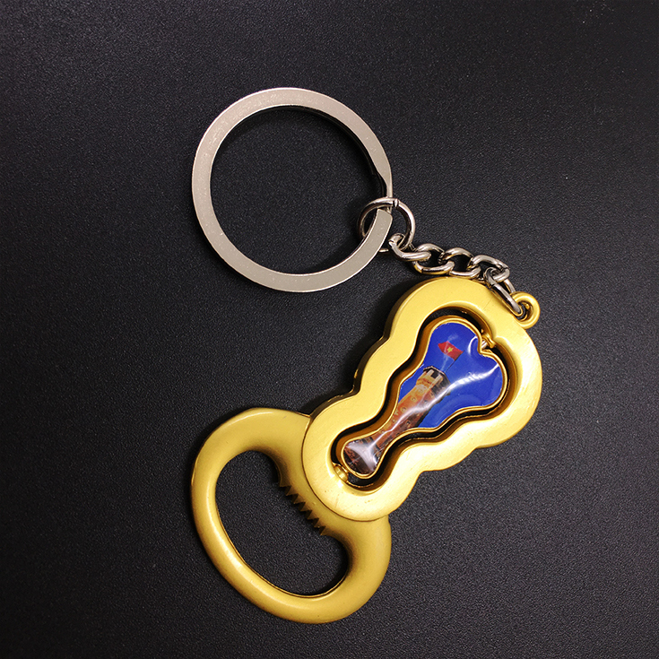 Customized Cute Bear Metal Key Chain for Gift