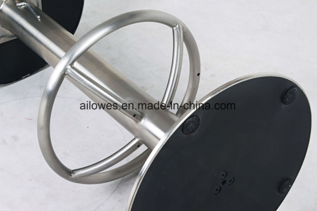 Bar Furniture Reception Round Seat Stainless Steel High Bar Stool