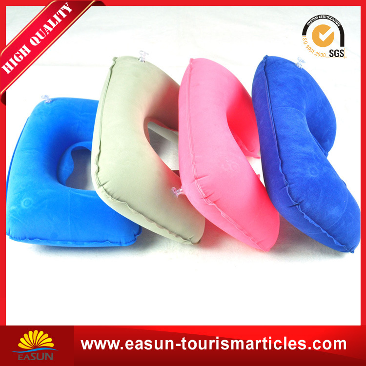 Inflatable Travel U Shape Neck Pillow for Aviation