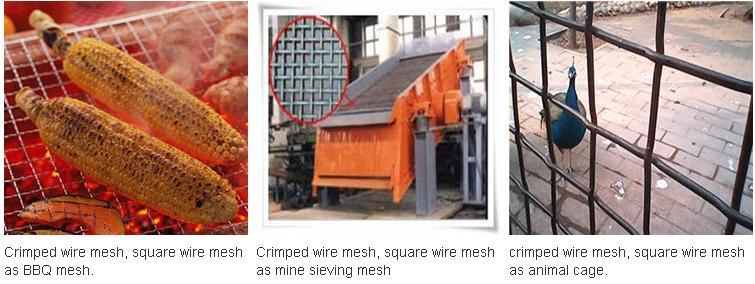 Stainless Steel Crimped Wire Mesh with Close Edge