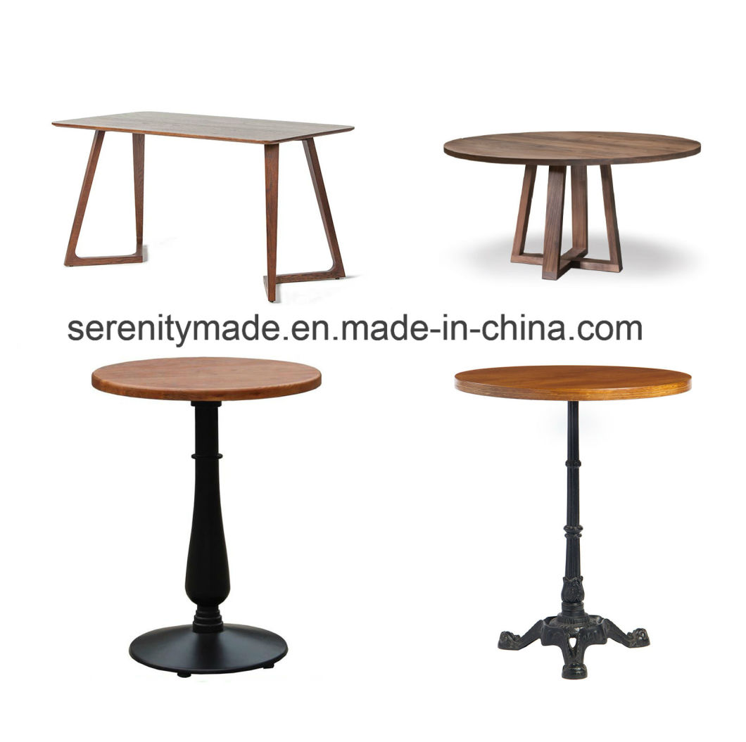 Commercial Furniture Solid Wooden Restaurant Dining Table From China