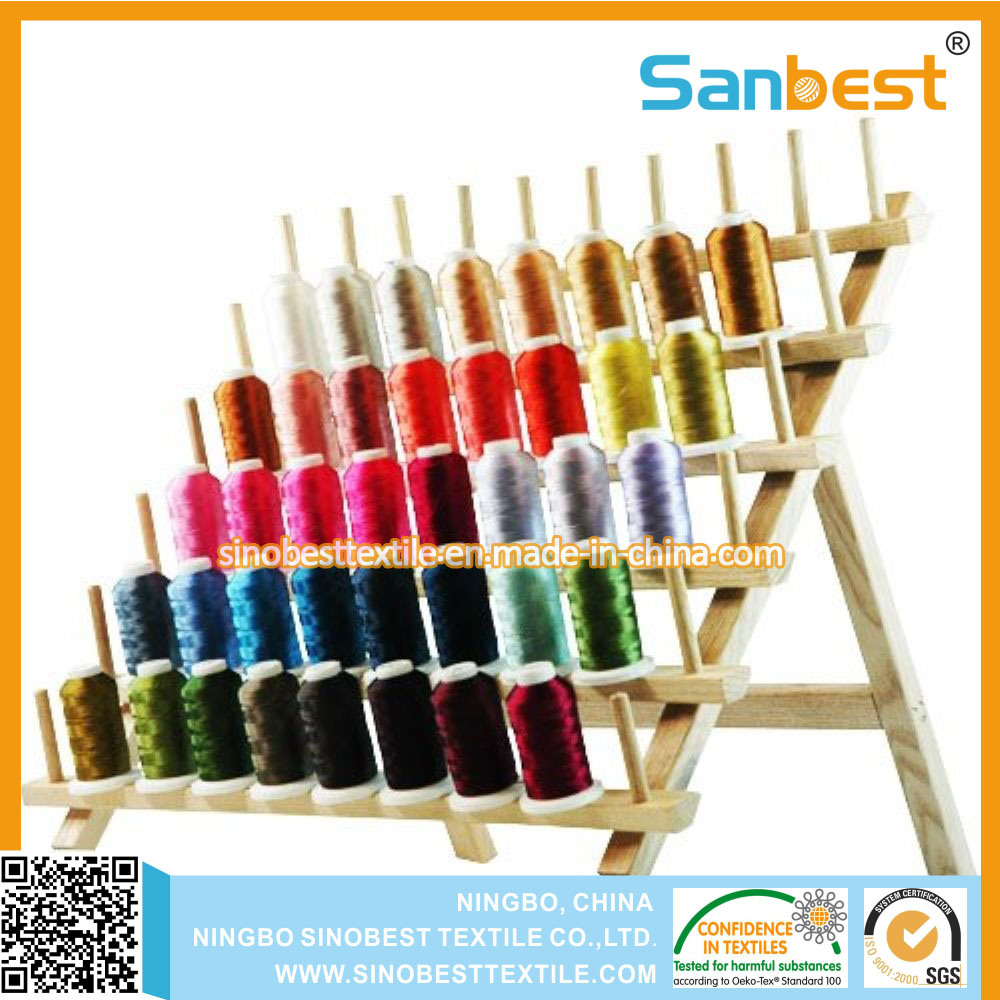 Colorful Embroidery Thread and Sewing Thread on Small Reels