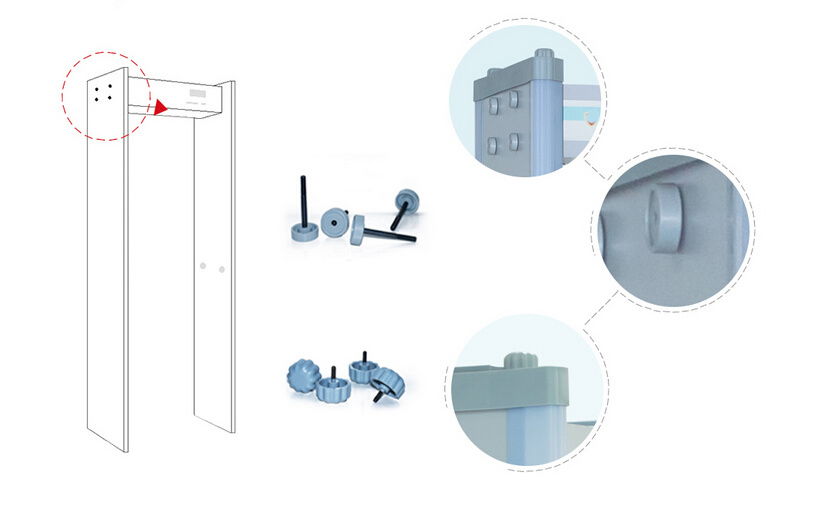 VW-Eb Waterproof Gate Walk Through Metal Detector