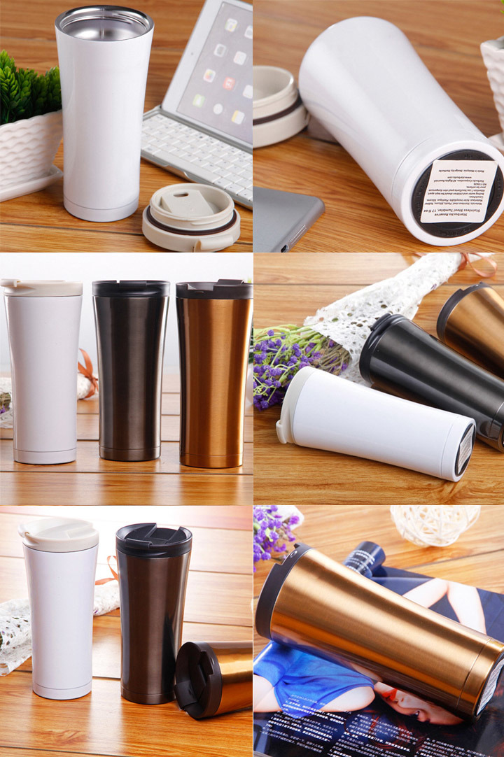 Stainless Coffee Cup Steel Coffee Cup Promotional Cup Insulated Inox Coffee Cup Twin Wall Stainless Steel Water Flask Coffee Cup Coffee Tumbler