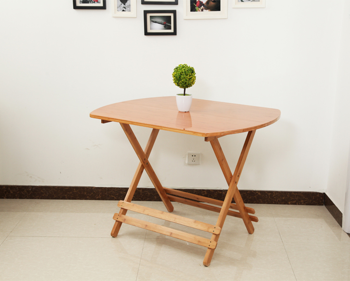 Modern Portable Home Bamboo Dining Table