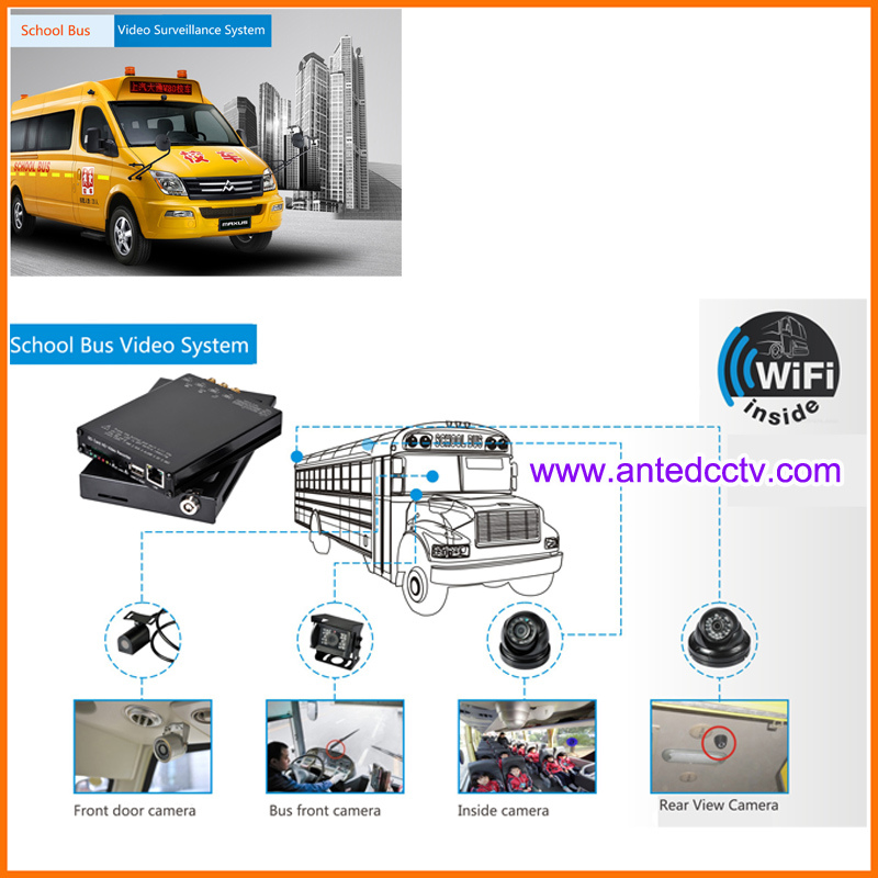 4CH SD Card Bus Mobile DVR Systems China