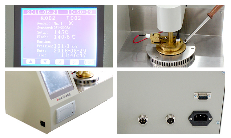 Lab Oil Liquid Test Closed Cup Flash Point Measuring Instrument