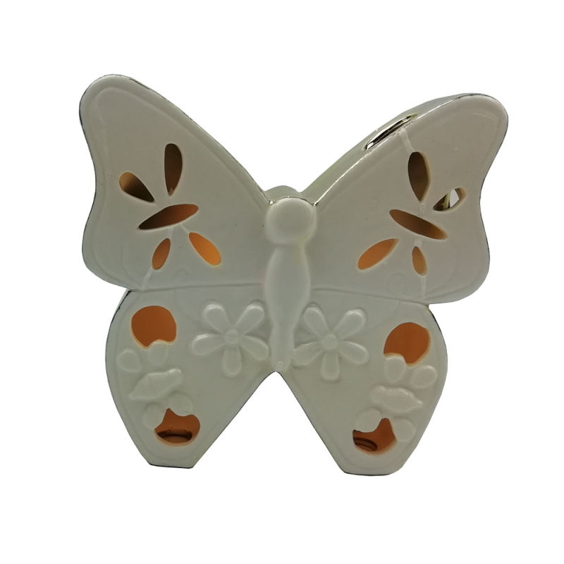 Wholesale Ceramic Butterfly LED Garden Light Decoration